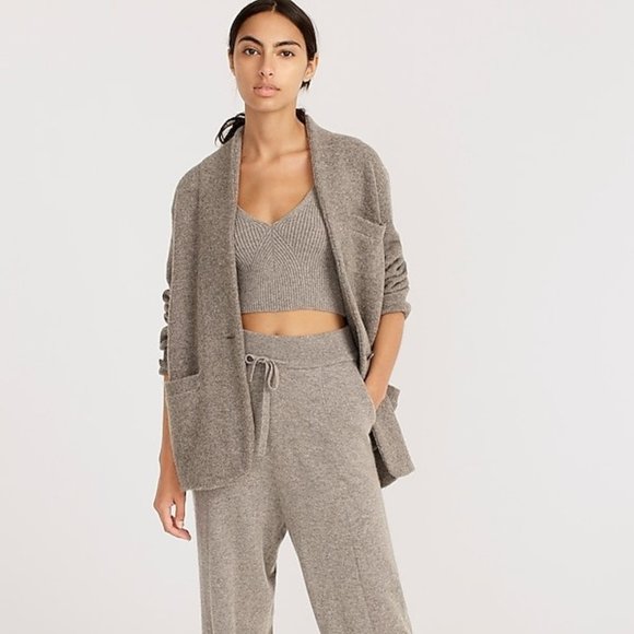 J. Crew Cocoon Sweater-Blazer, Gray Color, Size L, NWT - Picture 3 of 11
